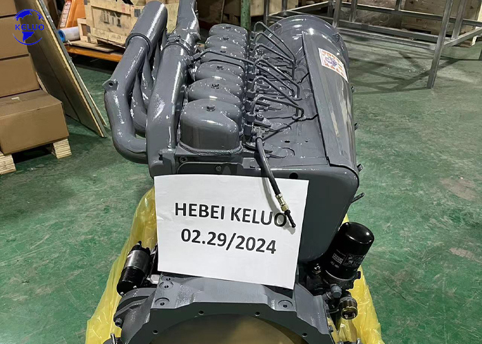 Deutz 6 Silinder Mesin Konstruksi Mesin Diesel Bf6l914 Untuk Excavator / Underground Scraper
