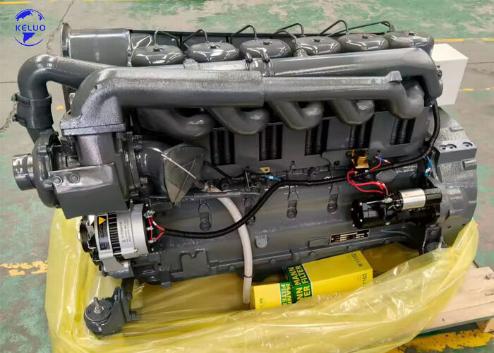 Mesin pembakaran internal tahan lama BF6L913 Mesin Diesel Inline Turbocharged 6 silinder dengan pendingin udara untuk peralatan pertambangan