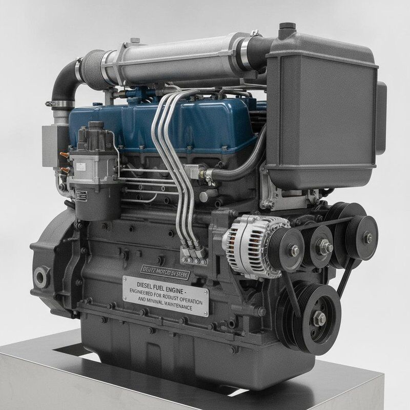 Mesin Pembakaran Internal Sistem Motor Deutz Mesin Bahan Bakar Diesel Dirancang untuk Pengoperasian yang Kuat dan Perawatan Minimal